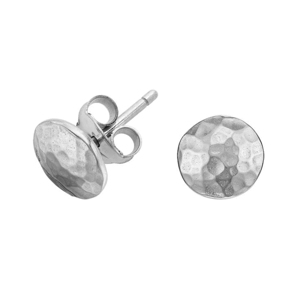 DOWER & HALL Small Round Domed Disc Nomad Studs