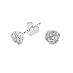 DOWER & HALL Small Wild Rose Stud Earrings