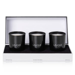 Lalique Set of 3 Oriental Treasures Scented Candles