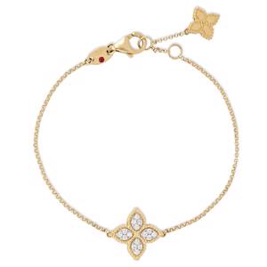 Roberto Coin PRINCESS FLOWER BRACELET WITH DIAMONDS