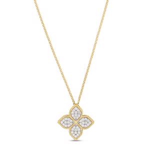 Roberto Coin PRINCESS FLOWER PENDANT WITH DIAMONDS