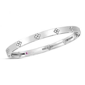 Roberto Coin LOVE IN VERONA BANGLE WITH DIAMONDS Slim