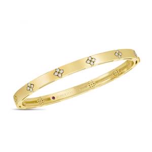 Roberto Coin LOVE IN VERONA BANGLE WITH DIAMONDS Slim