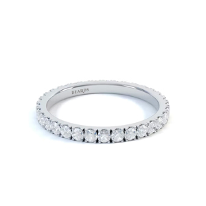 Beards 3mm Castle Claw Diamond Eternity Ring