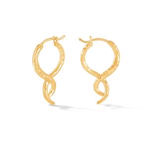 Dower & Hall Entwined Small Double Twist Hoops