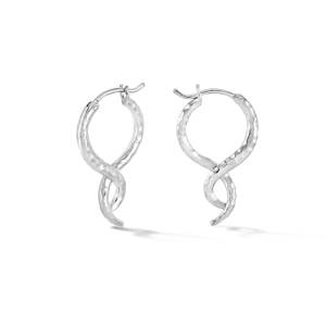 Dower & Hall Entwined Small Double Twist Hoops