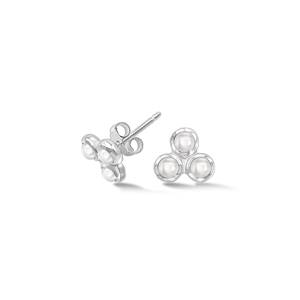 Dower & Hall Pearl Trio Studs