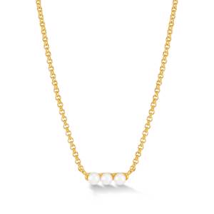 Dower & Hall Timeless Triple Pearl Row Pendant