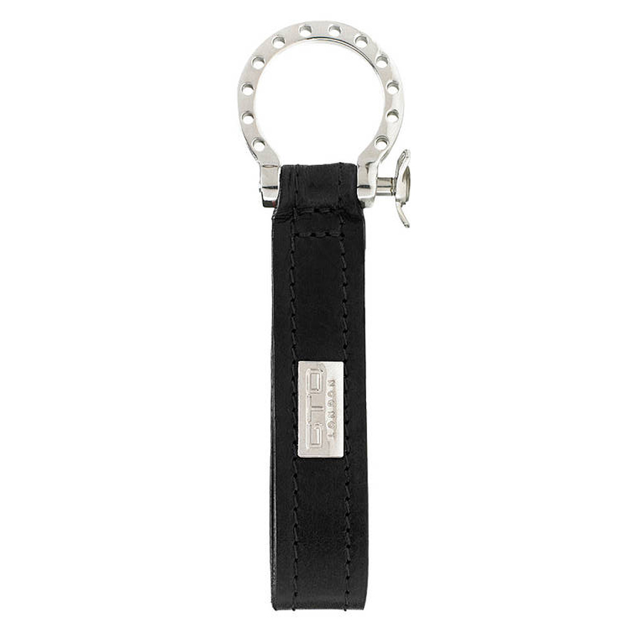 GTO London black Leather Key Fob GL41-1